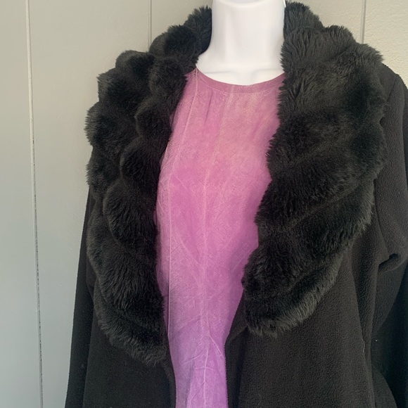 Warm Black Wrap Jacket! - Picture 2 of 4